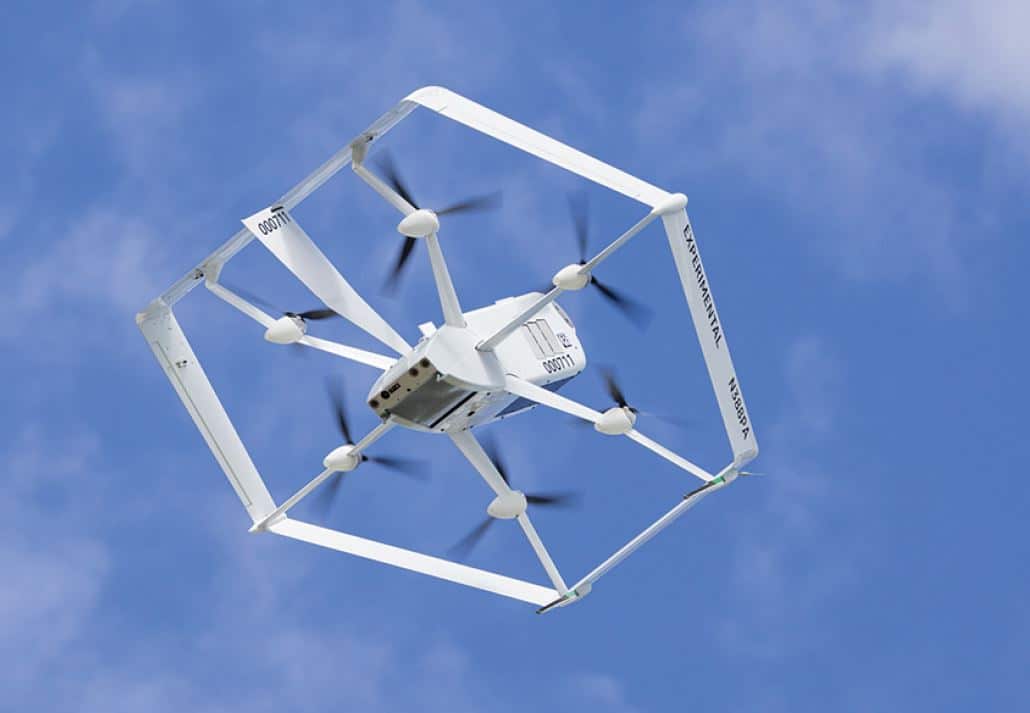 Revolutionizing Delivery Amazon drones take flight amid changing UAS